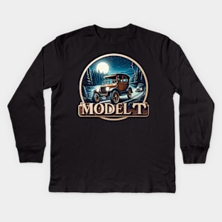 Ford Model T Kids Long Sleeve T-Shirt